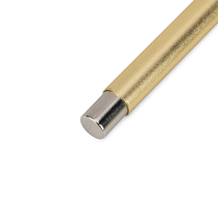 Magnetisierer für Cat-Eye-Nägel, doppelseitig, mit Kugel von Molly Nails, goldfarben