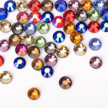 SS10 glass nail rhinestones, approx. 50 pcs.