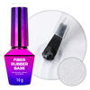 Каучукова основа для LED/UV з волокнами Molly Nails Rubber Fiber Base Clear 10 г