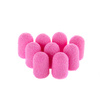 Capuchons pour pédicure 7 mm, grain 60, 100 pièces, ABS Podo Allemed, rose