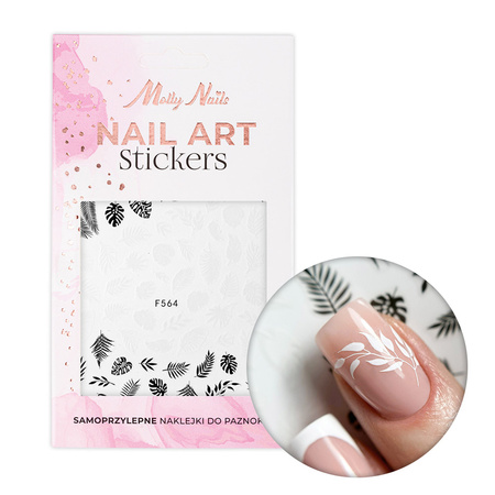 Autocollants pour ongles : feuilles fines autocollantes F564 MollyNails