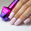 Milk rubber base with purple metallic flakes Flakes Rubber Base Milk&Purple; MollyLac HEMA/Di-HEMA Free 10 grams