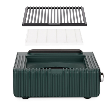 No Name 80W Cassette-Style Dust Collector, 1-Fan, Green, Model 858-1