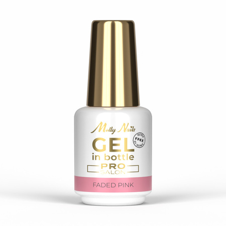Żel budujący w butelce z pędzelkiem Gel in Bottle Molly Nails Pro Salon Faded Pink HEMA/Di-HEMA Free 15g