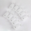 Clips transparentes para eliminar el purpurina del gel híbrido, 10 unidades