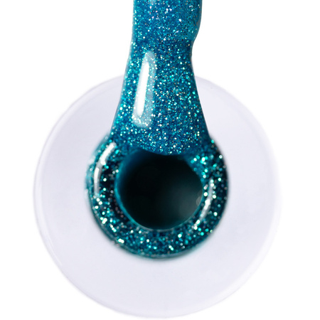 LED/UV Gel Polish Blues Flash Glitter Blue AlleLac HEMA/Di-HEMA Free 6g