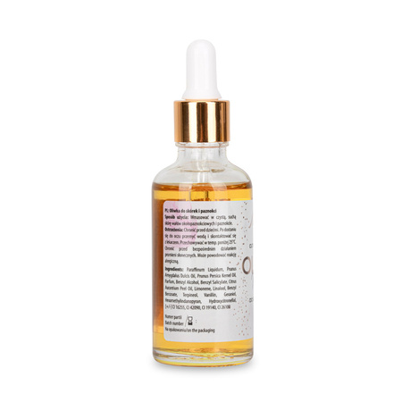 Mango MollyNails Cuticle and Nail Oil with Dropper, 50 ml
