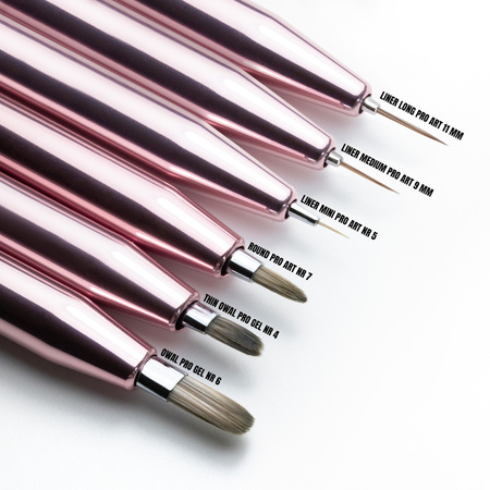 Automatic decorating brush Liner long Pro Art rose gold Molly Nails 11 mm