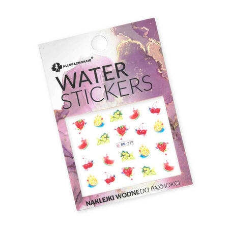 Autocollants à l'eau pour les ongles « fruits » BN-829
