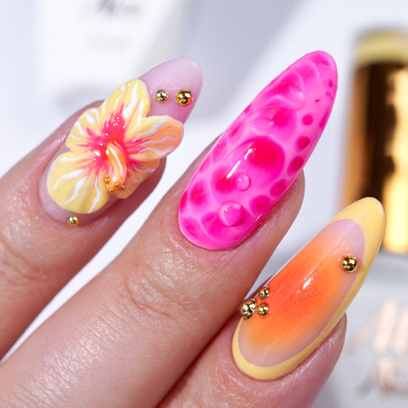 Blooming Gel MollyNails: gel para decoraciones en húmedo, sin HEMA ni Di-HEMA, 10 g