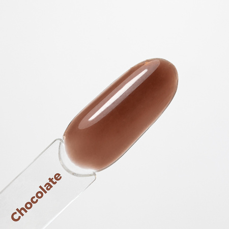 Farbenfrohes Topcoat ohne Abwischen – „Crystal Glass“ von Molly Nails, Chocolate, HEMA/Di-HEMA-frei, 10 g