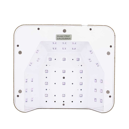 Lampada UV/LED da 36 W Molly Nails per smalti ibridi, gel e acrilogel, senza fili, con strass V9BAT