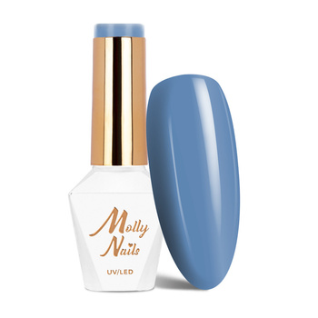 Molly Nails Hybridlack Blue Sky Clear Blue, HEMA/Di-HEMA-frei, 8 g, Nr. 113