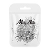 Прикраси для нігтів MollyNails: срібні стрази, мікс, 150 шт.