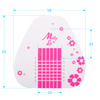 Basic Flowers MollyLac nail form templates, 100 pcs