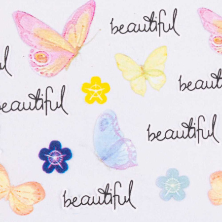 Трансферна плівка Butterflies 100 см № 8
