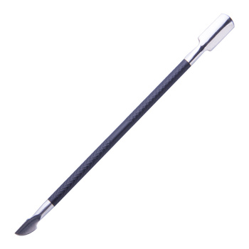 Ciseau à ongles professionnel double face pour manucure et pédicure, noir