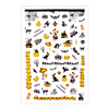 Thin self-adhesive Halloween nail stickers R226