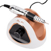 Máquina para uñas Molly Nails de 68 W para manicura y pedicura, en blanco y dorado, modelo M15, 45 000 rpm
