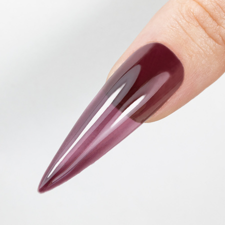 Кольоровий топ-лак без змивання Crystal Glass Molly Nails Purple Plum, без HEMA/Di-HEMA, 10 г