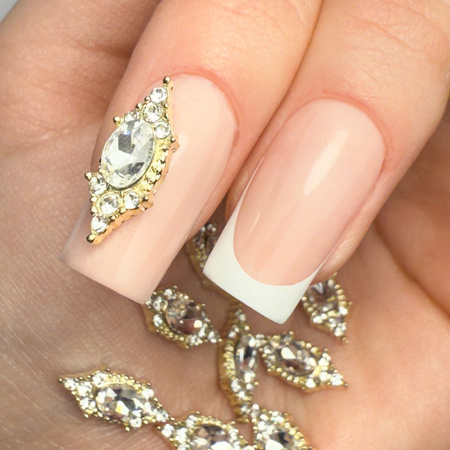 Adornos para uñas: cristales 3D Molly Nails n.º 1, 10 unidades
