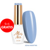 5+1gratis Lakier hybrydowy MollyNails Delicate Woman A Slight Breeze HEMA/Di-HEMA Free 8g Nr 64