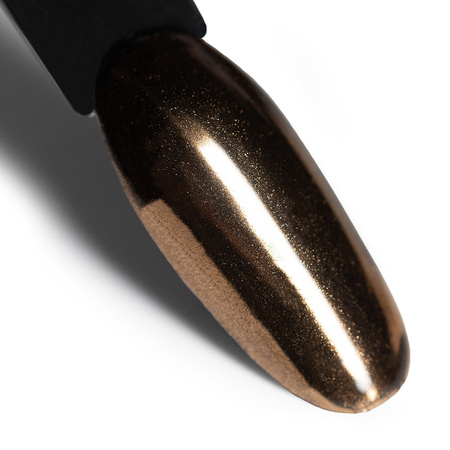 Pyłek lustrzany efekt do zdobień paznokci Glass Effect AlleLac Chocolate Nr 14