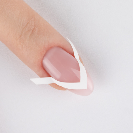 Self-adhesive sticker strips for French manicure No. 4, approx. 28 pcs.