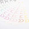 Adesivi ad effetto sfumato per unghie / French / Ombre / Linea del sorriso francese - Set da 8 colori STZ48-STZ55