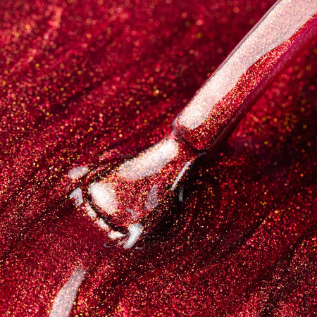 Vernis hybride LED/UV Gel Polish La Vie en Rouge n° 323 Glow & Passion MollyNails sans HEMA ni Di-HEMA, 8 g