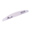 MollyLac 100/180 Zebra half-moon boat nail file, 1 pc.