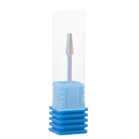 Unicorn rainbow diamond bur, narrow tapered cone No. 2