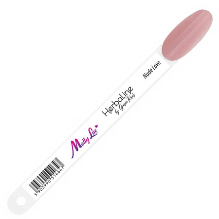 Musterkollektion: MollyLac HerbaLine Nude Love Gel-Aufbaustifte von Gosia Kruś