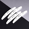 Lima minerale per unghie a forma di barchetta e mezzaluna 120/180 standard MollyNails
