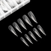 Molly Nails-Nagelformen für den Nagelaufbau mit Raster, klassisch mandelförmig, 120 Stück