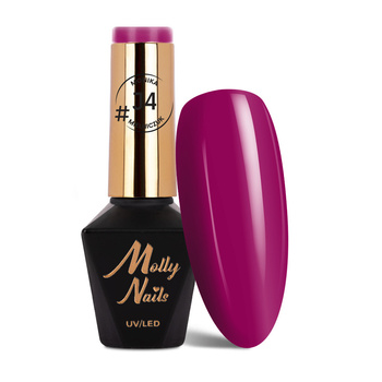 Vernis hybride Molly Nails Juicy par Monika Mielniczuk, sans HEMA/Di-HEMA, 8 g, n° J4