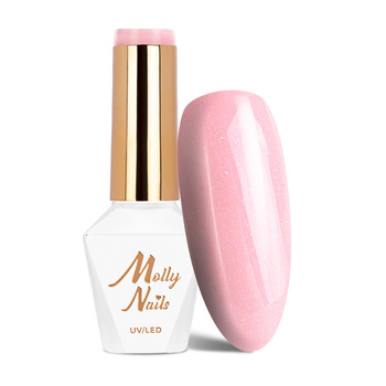 Molly Nails I'm Nudelover Crystal Rose HEMA/Di-HEMA Free Hybrid Nail Polish 8g No. 524