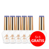 5+1 free Molly Nails Blue Sky Purple Blue HEMA/Di-HEMA Free hybrid nail polish 8g No. 115