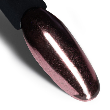 Pyłek lustrzany efekt do zdobień paznokci Glass Effect AlleLac Dark Golden Pink Nr 5
