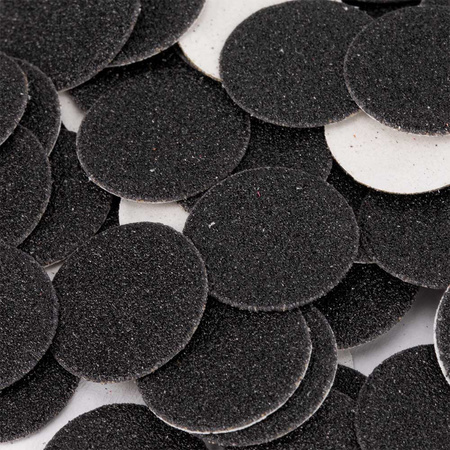 Replacement abrasive discs, 150 grit, for PodoDisk, size S, 15 mm, 50 pcs