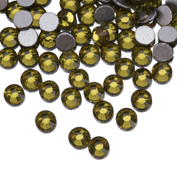 Cyrkonie do paznokci szklane SS10 Olivine ok.50 szt.