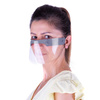 Reusable universal gray mini face shield for mouth and nose