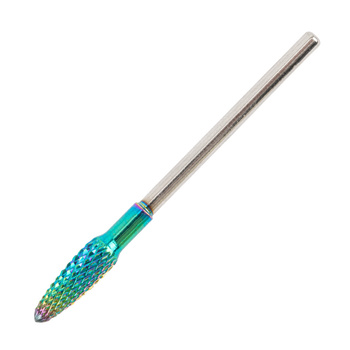 Professional cobalt-tungsten rainbow bur, Middle flame F 3/32" No. 7