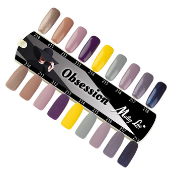 MollyLac Obsession gloss and matte color chart 9 colors