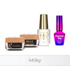Molly Nails PRO MATCH SYSTEM 3+1 Angel Pink: 3 żele budujące + Doctor Top 10g