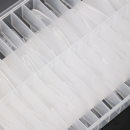 Double sandwich dual forms for nail construction Sandwich dual forms oval W557 Molly Nails 240 pcs