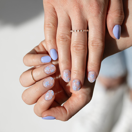 Smalto ibrido Molly Nails Delicate Woman A Slight Breeze senza HEMA/Di-HEMA 8 g n. 64