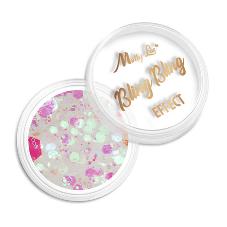 MollyLac Nagelglitter „Bling Bling Effect“ 1 g Nr. 07