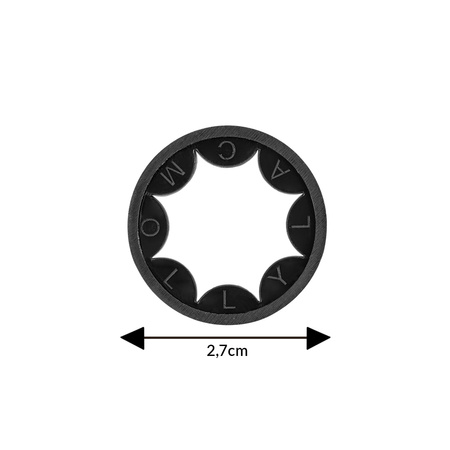 Glasring zum Abstreifen des Pinsels und zum Verhindern des Auslaufens von Gel – Safety Ring 2 in 1 von MollyLac, 5 ml
