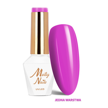 Гібридні лаки LED/UV Gel Polish Sorbet № 294 Lilac Whisper Molly Nails без HEMA/Di-HEMA, 8 г